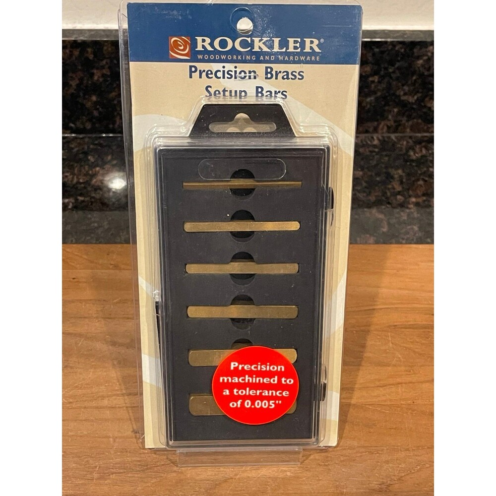 Rockler Precision Brass Setup Bars New in Package
